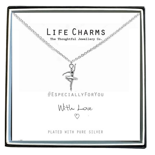 Life Charms - LC035N - Halskette - Silver Ballerina