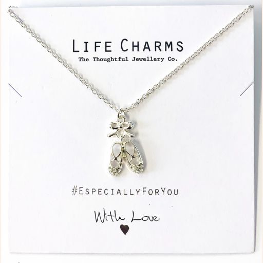 Life Charms - LC036N - Halskette - Silver Ballet shoes