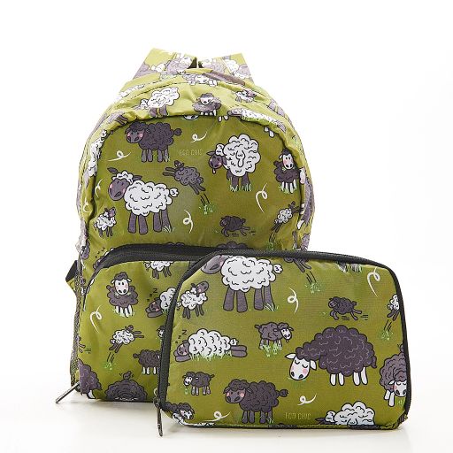Eco Chic - Mini Backpack - G11GN - Green - Sheep*   