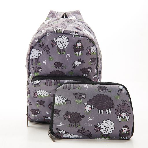 Eco Chic - Mini Backpack - G11GY - Grey - Sheep*