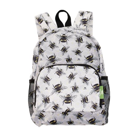 Eco Chic - Mini Backpack - G26GY - Grey - Bumble Bee   