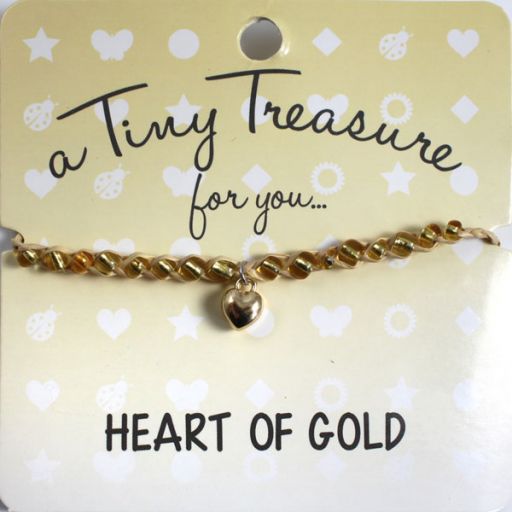Tiny Treasure armband - Heart of Gold