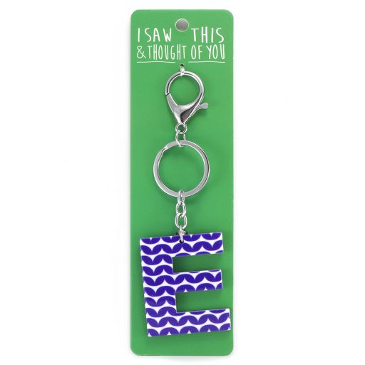 Keyring - I saw this & thought of You - E
