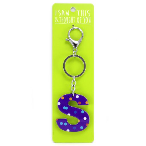 Keyring - I saw this & thought of You - S