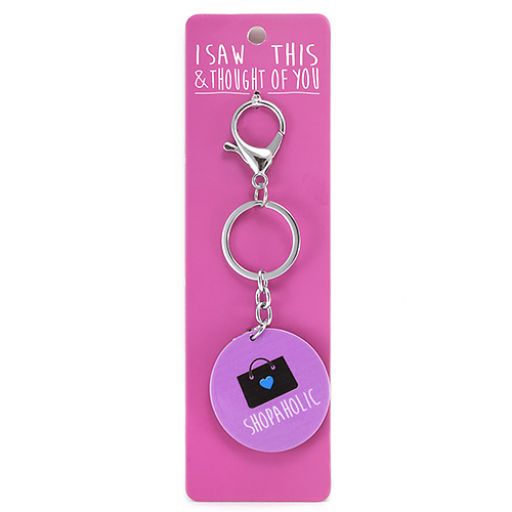 keyring - i saw this and thought of you - Shopaholic