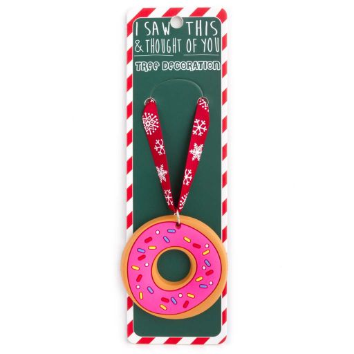 ISXM0074- Weihnachtsbaum Anhänger - Donut