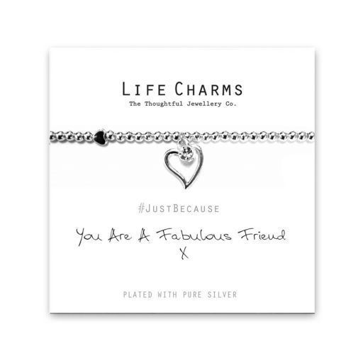Life Charms - LC009BW - Just because - You are a fabulous Friend