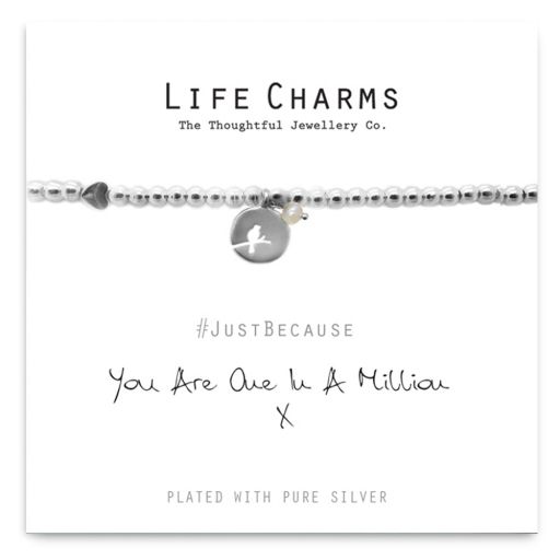 Life Charms - LC011BW - Just because - You are one in a million