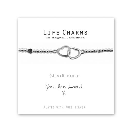 Life Charms - LC013BW - Just because - You are Loved