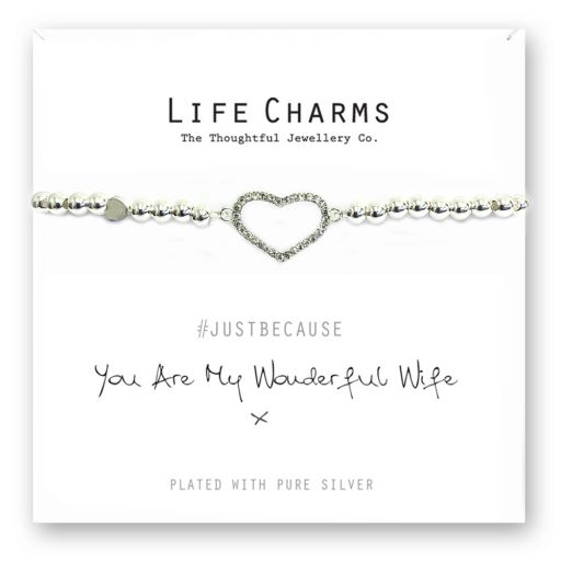Life Charms - LC032BW - Just because - Wonderful Wife