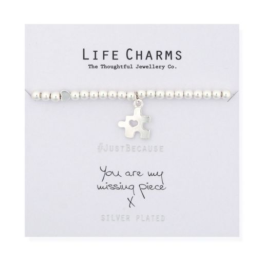 Life Charms - LC082BW - Just because - You are my missing Piece