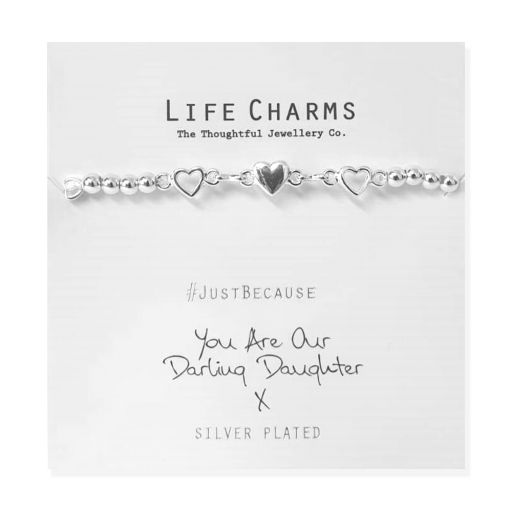 Life Charms - LC085BW - Just because - You are our Darling Daugther