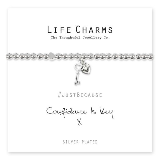 4817307 Life Charms - LC107BW - Just because - Confidence is the Key 