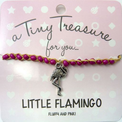 Tiny Trease armband - Little Flamingo