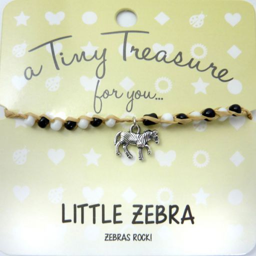 Tiny Trease armband - Little Zebra