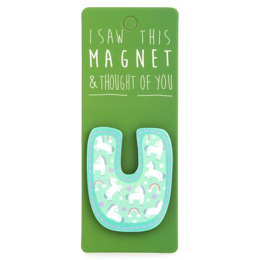 I saw this Magnet and .... - MA040 - Buchstabe U