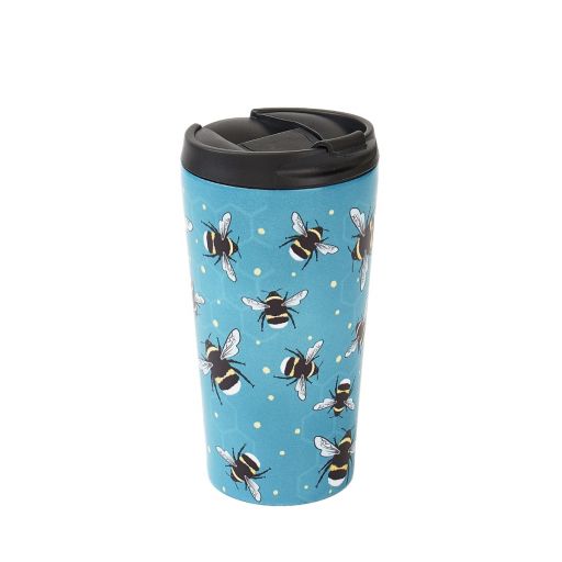 Eco Chic - The Travel Mug  (thermos Tasse) - N01 - Blue - Bumble Bee 