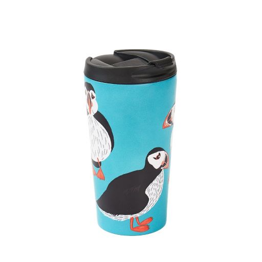 Eco Chic - The Travel Mug  (thermos Tasse) - N09 - Teal - Stacking Puffin   