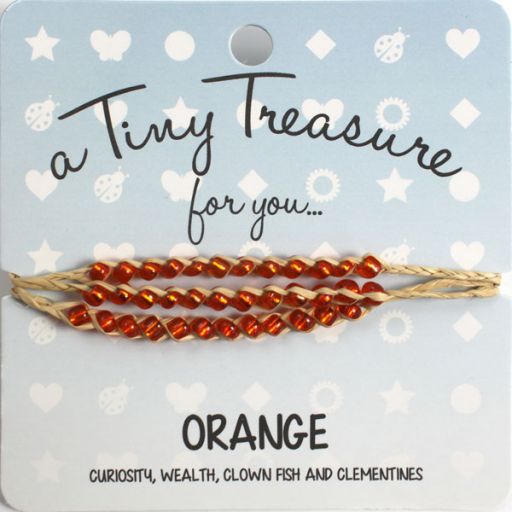 Tiny Treasure armband - Orange