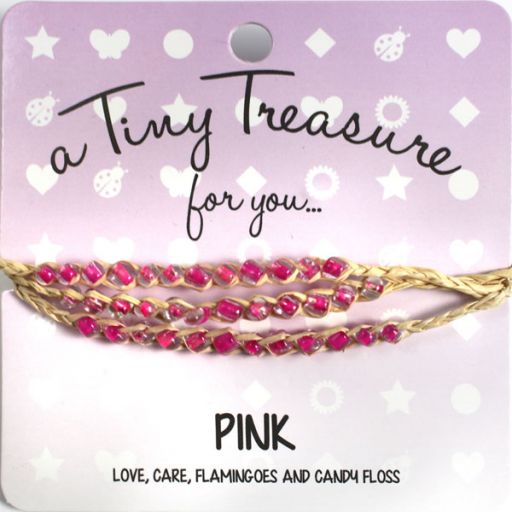 Tiny Treasure armband - Pink