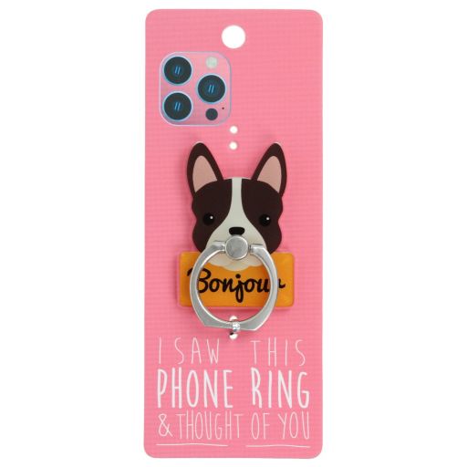 Phone Ring Holder - PR048 - I Saw This Phone Ring - Bonjour