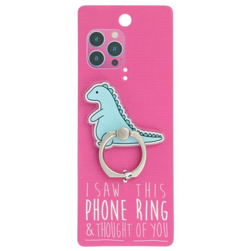 Phone Ring Holder - PR060 - I Saw This Phone Ring - Dino