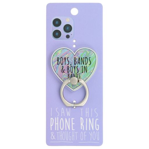 Phone Ring Holder - PR068 - I Saw This Phone Ring - Boys in Band