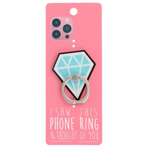 Phone Ring Holder _ PR083 - I Saw This Phone Ring - Diamond