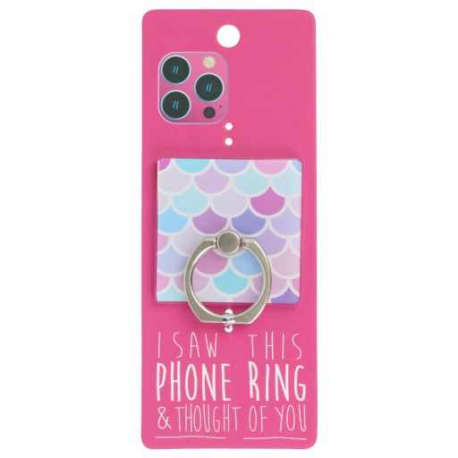 Phone Ring Holder _ PR085 - I Saw This Phone Ring - Mermaid Scales