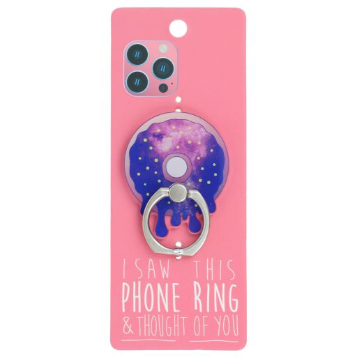 Phone Ring Holder _ PR088 - I Saw This Phone Ring - Galaxy Donut