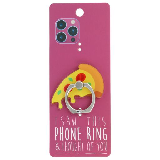 Phone Ring Holder _ PR121 - I Saw This Phone Ring - Pizza