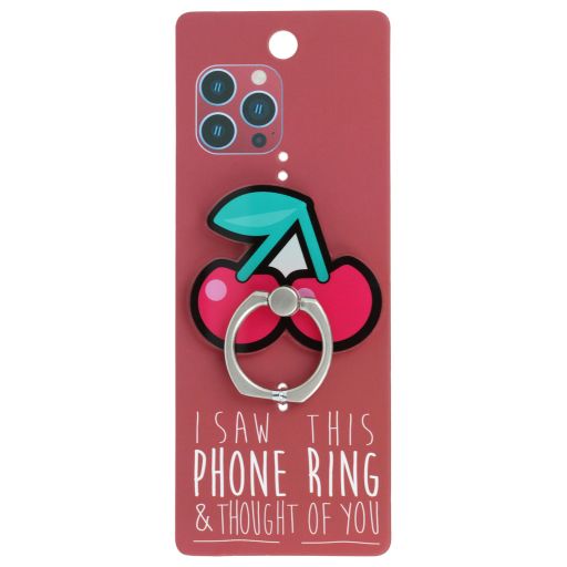 Phone Ring Holder _ PR122 - I Saw This Phone Ring - Cherry