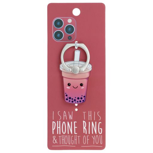 Phone Ring Holder _ PR127 - I Saw This Phone Ring - Bubble Tea