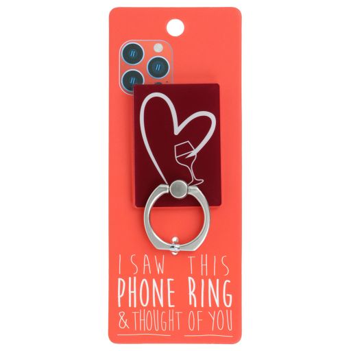 Phone Ring Holder _ PR133 - I Saw This Phone Ring - Wine