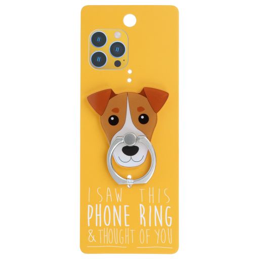 Phone Ring Holder _ PR142 - I Saw This Phone Ring - Jack Russell