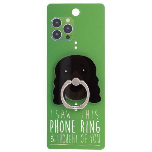 Phone Ring Holder _ PR145 - I Saw This Phone Ring - Spaniel
