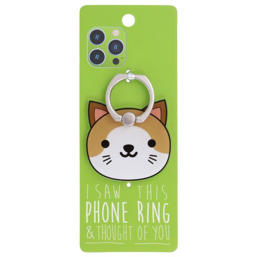 Phone Ring Holder _ PR149 - I Saw This Phone Ring - Cat