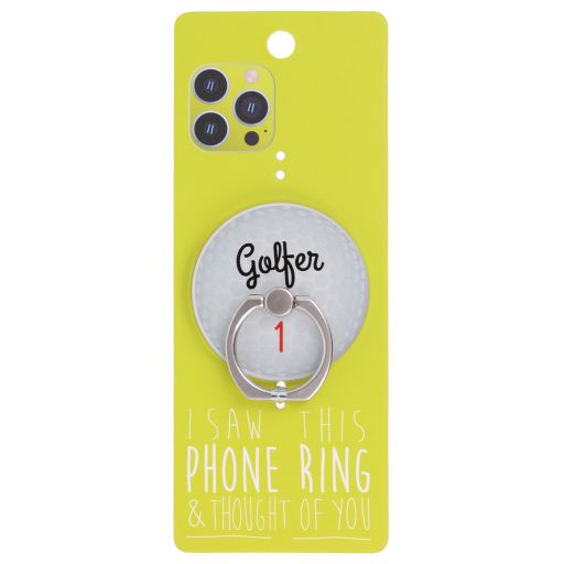 Phone Ring Holder _ PR153 - I Saw This Phone Ring - Golf