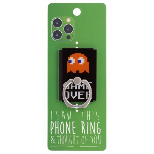 Phone Ring Holder _ PR165 - I Saw This Phone Ring - Game Over