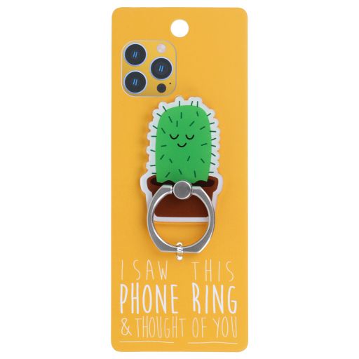 Phone Ring Holder _ PR173 - I Saw This Phone Ring - Cactus