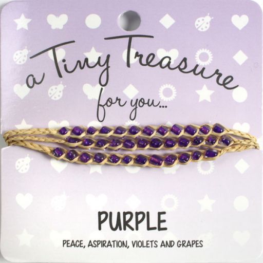 Tiny Treasure armband - Purple