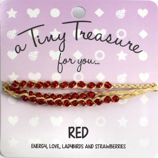 Tiny Treasure armband - Red