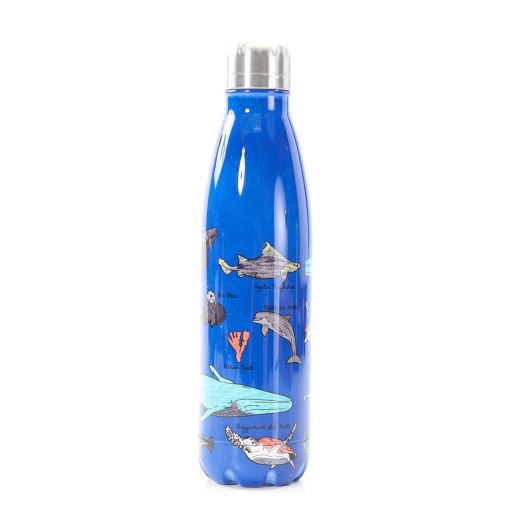 Eco Chic - Thermal Bottle (thermosfles)  - T06 - Blue - Sea Creatures