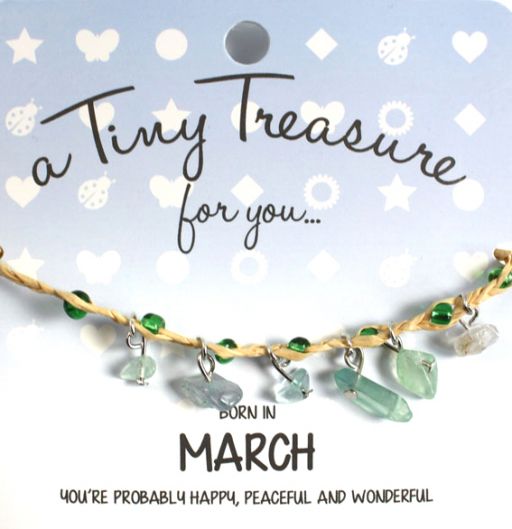 Tiny Treasure armband maart