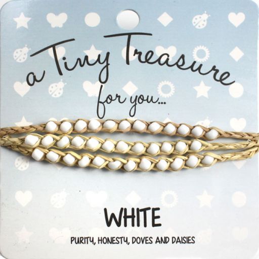 Tiny Treasure armband - White
