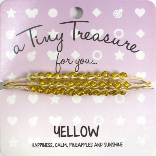 Tiny Treasure armband - Yellow
